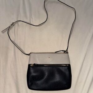 Kate Spade Black and Cream Crossbody Bag